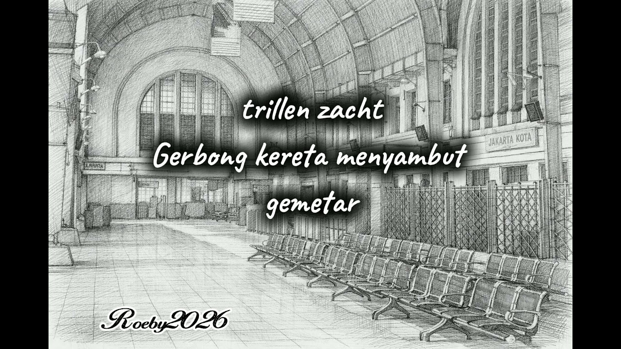 Lagu nostalgia ABG (Angkatan Babe Gue 😁) @Een Glimlach di Station Kota/Senyum di stasiun kota