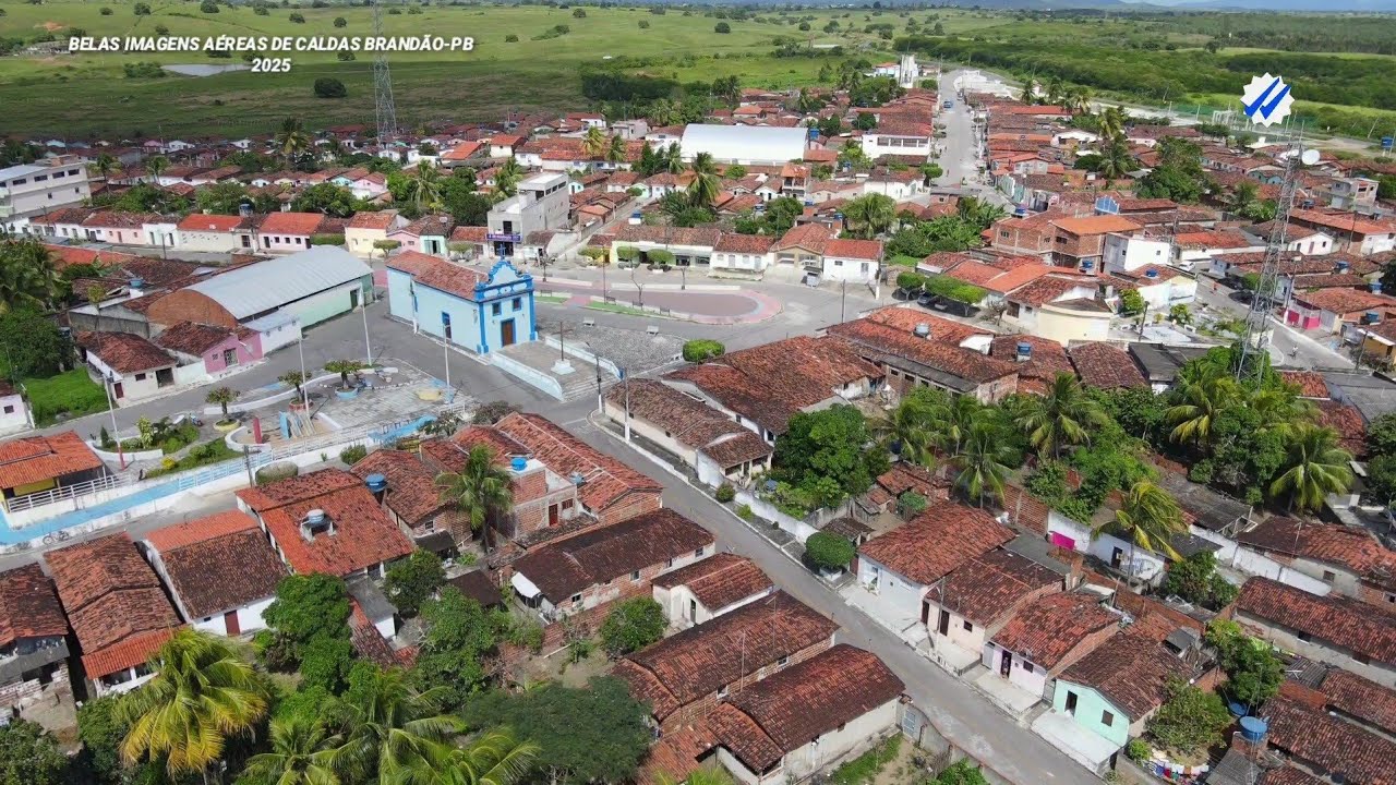 BELAS IMAGENS AÉREAS DE CALDAS BRANDÃO-PB 2025 