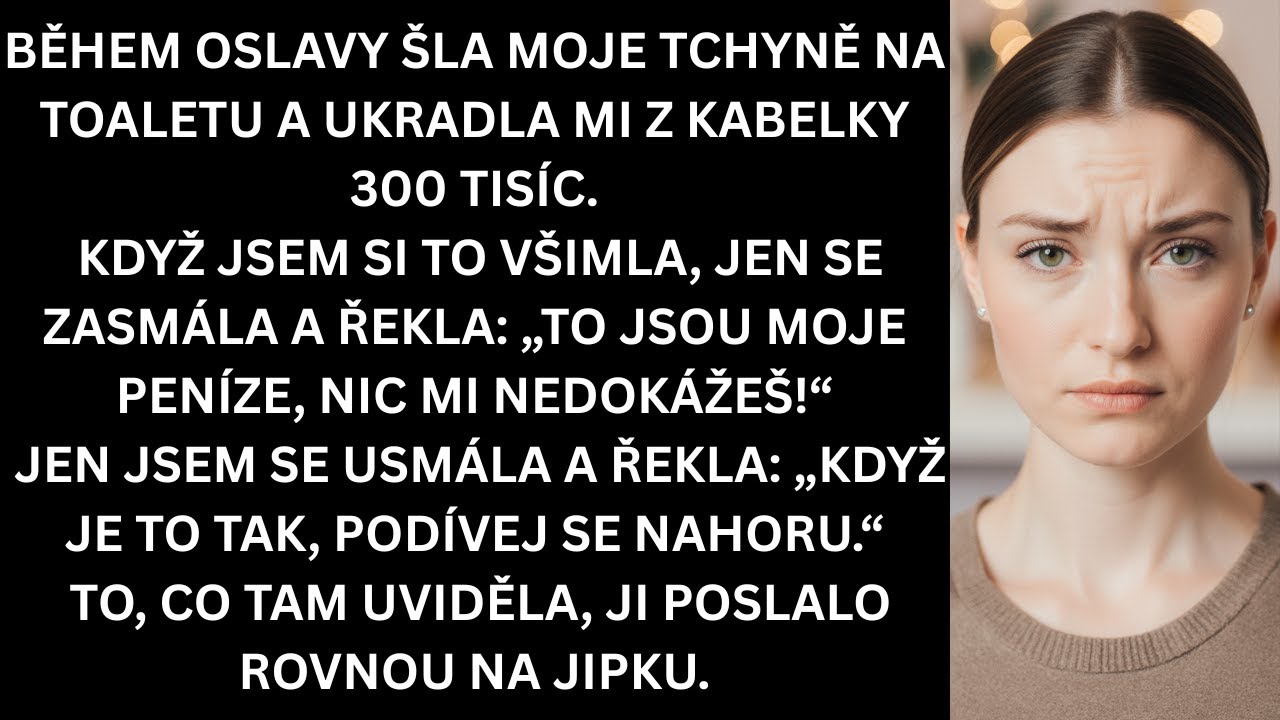 Na oslavě šla tchyně na toaletu a ukradla mi z kabelky 300 tisíc