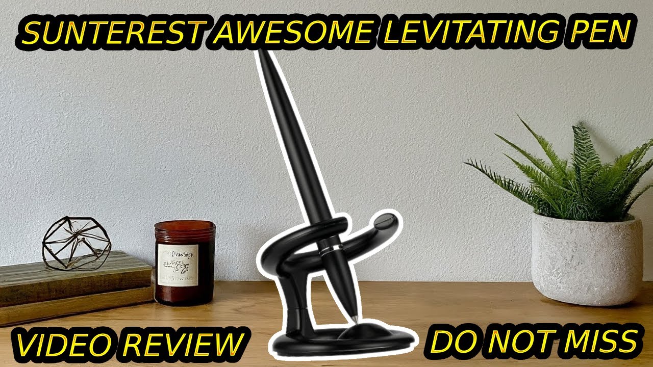 🤯 This Floating Pen is MIND-BLOWING! (Magnetic Levitation Pen Review)