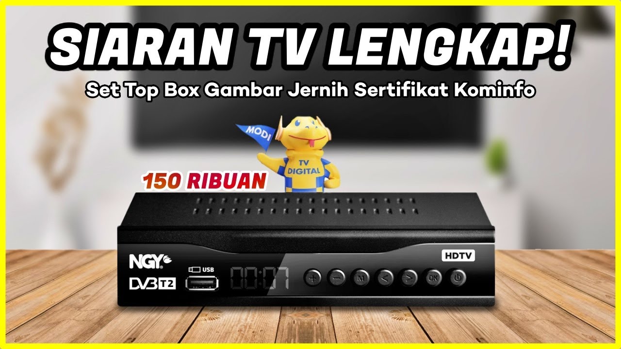 TERBARU! 10 Rekomendasi STB DIGITAL TERBAIK 2025 &ndash; Sertifikat Kominfo Untuk TV Digital dan Tabung