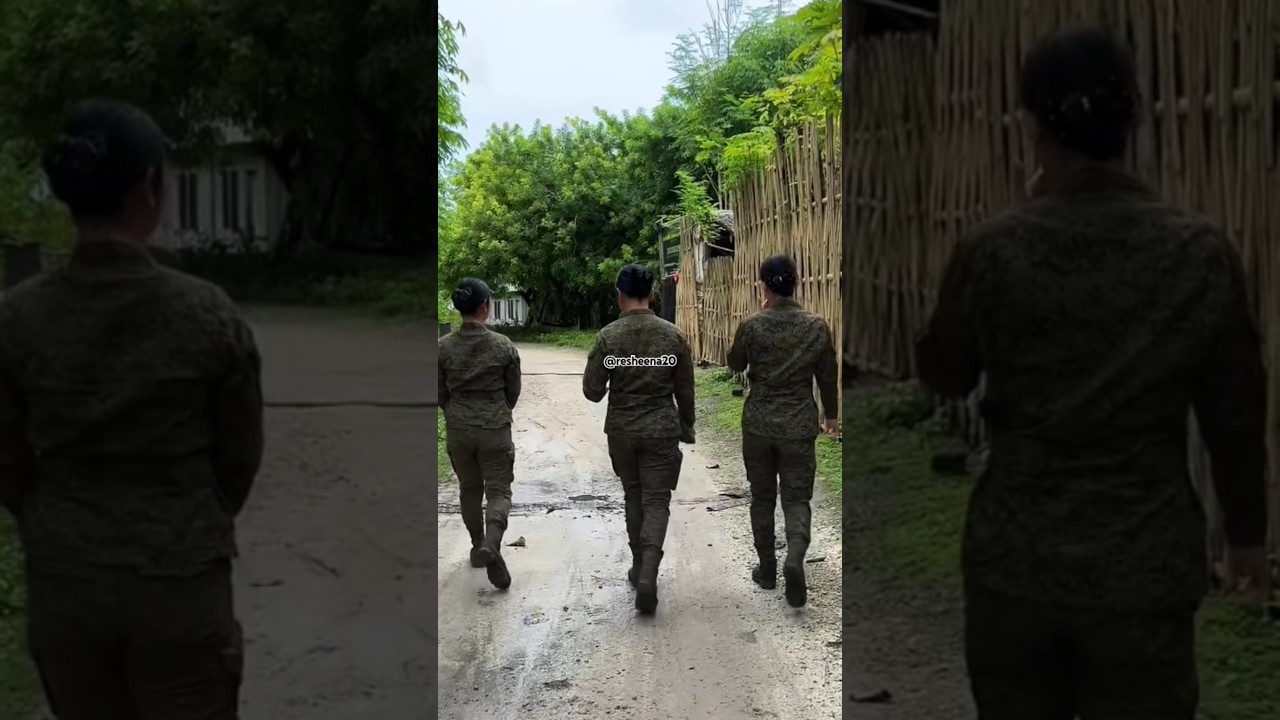 Lady Cafgu Warriors 😮 #buhaymandirigma #buhaysundalo #afpyoucantrust #femalesoldiers  #armylife #caa