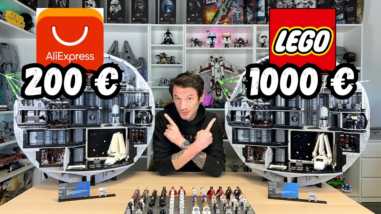 Todesstern Showdown! AliExpress Fake vs. Lego 75419 - Kann die Kopie mit dem Original mithalten?