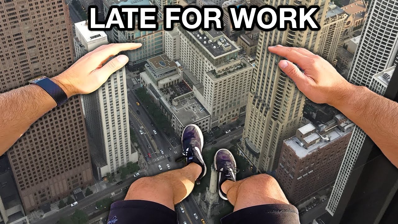 Late For Work Parkour POV