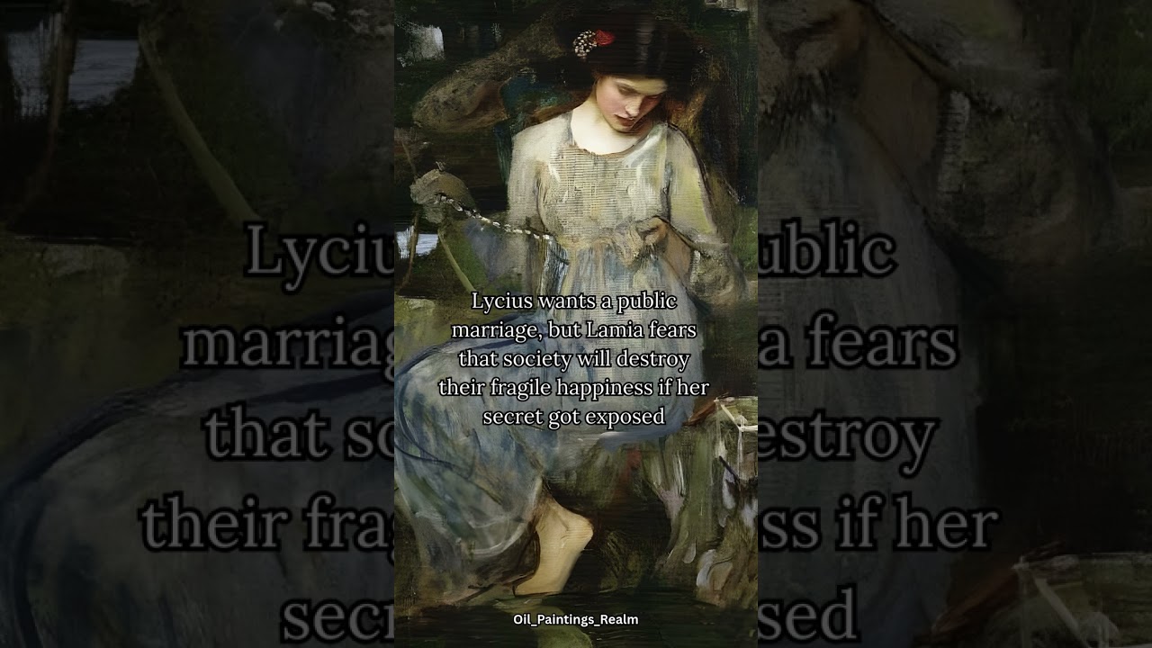 Lamia by John William Waterhouse, 1905, from Keats' poem, 