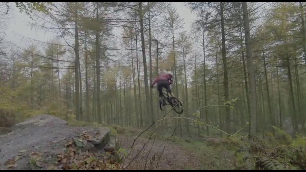 Stile Cop Cannock Chase Road Gap / Ski Jump session
