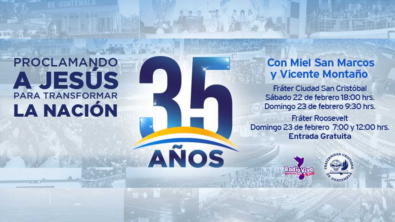 Celebremos 35 años de la Fráter con Miel San Marcos y Vicente Montaño