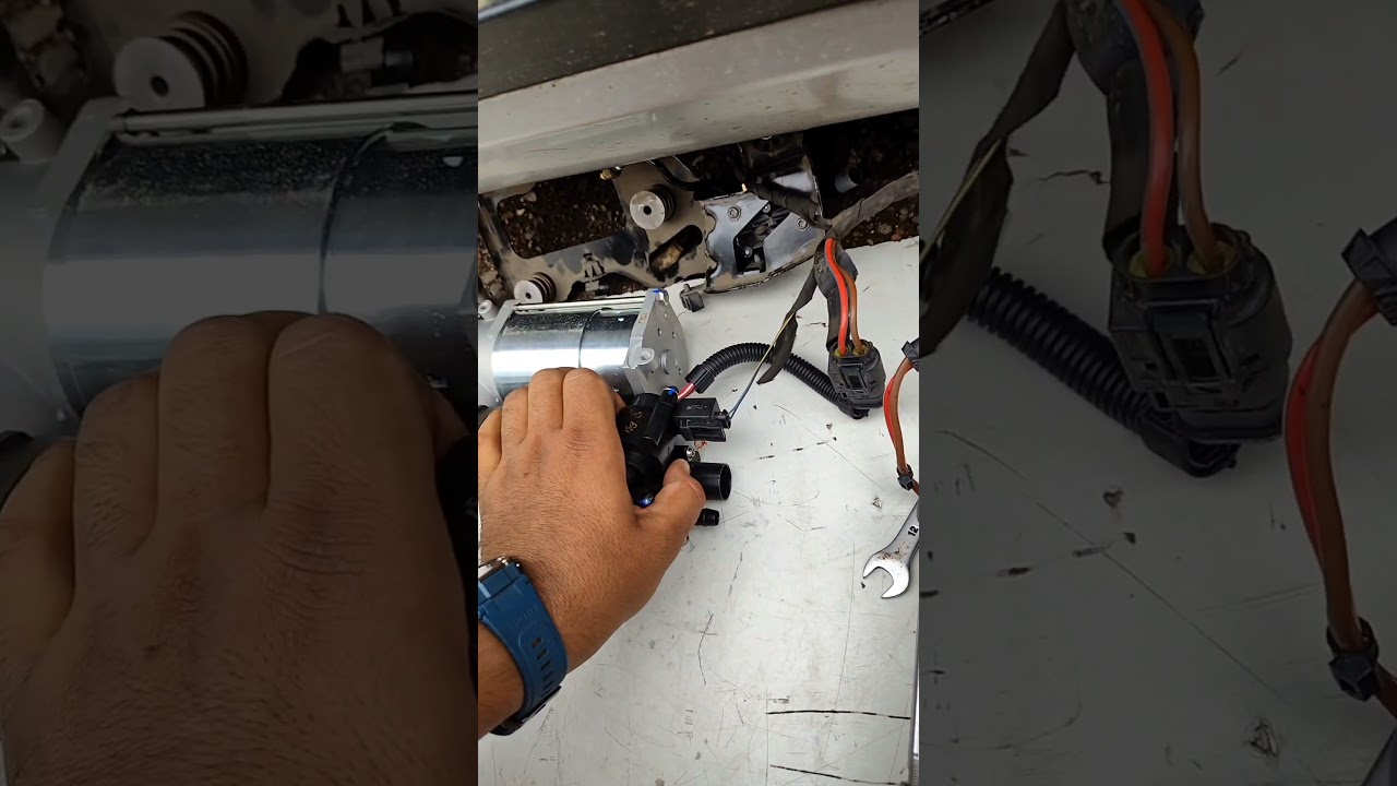 Replacing week Bmw x5 airmatic compressor #bmw #shorts #shortvideo #short