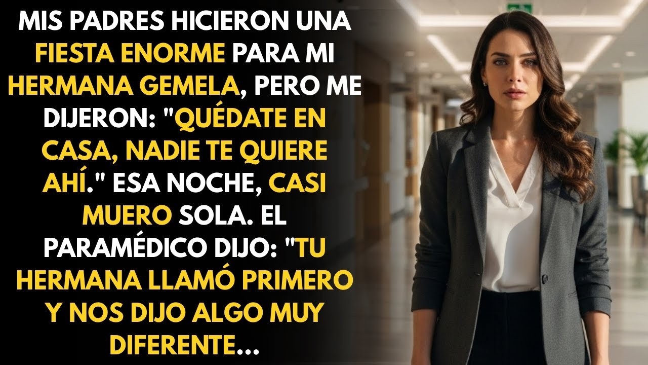 Quédate en casa, nadie te quiere ahí   Mis padres dieron una fiesta enorme, pero me dejaron fuera !