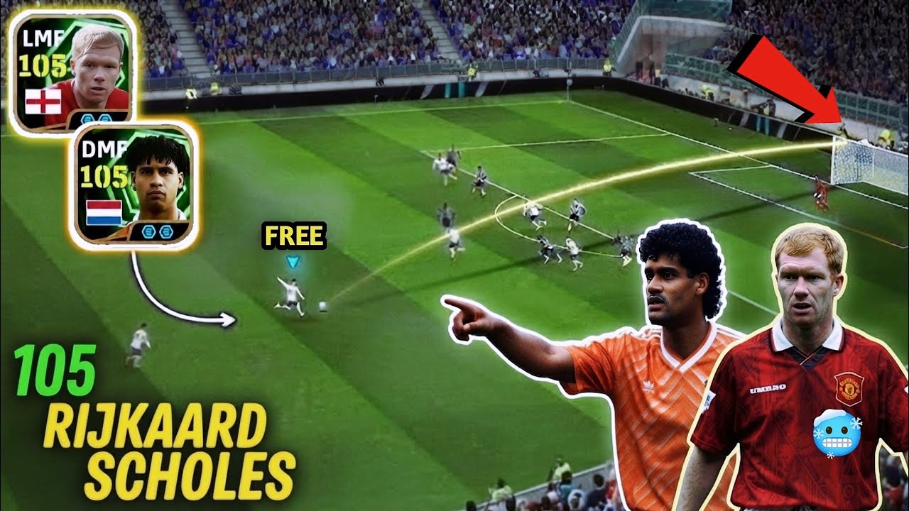 FREE Rijkaard 105 + 105 Scholes Legends Assemble 🥶 | Rijkaard Or Scholes 🤔 Who To Sign 🤔 efootball