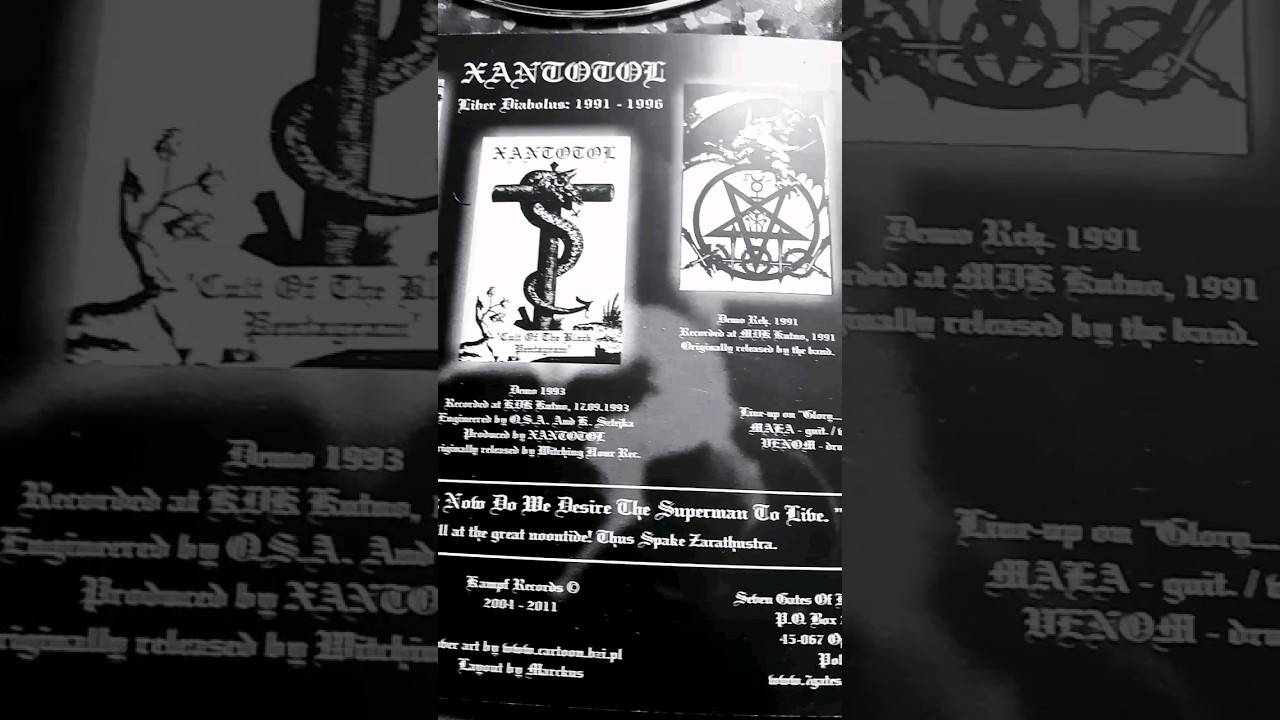 Capri Sancti : XANTOTOL : Liber Diabolus: 1991-1996 (CD)