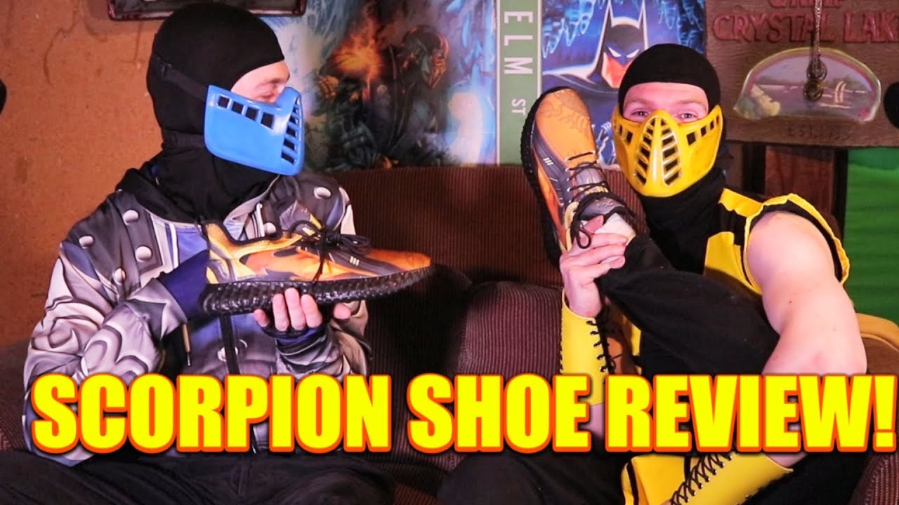 Scorpion Reviews - COSWEARS Mortal Kombat 11 Scorpion Shoes! | MK11 PARODY!