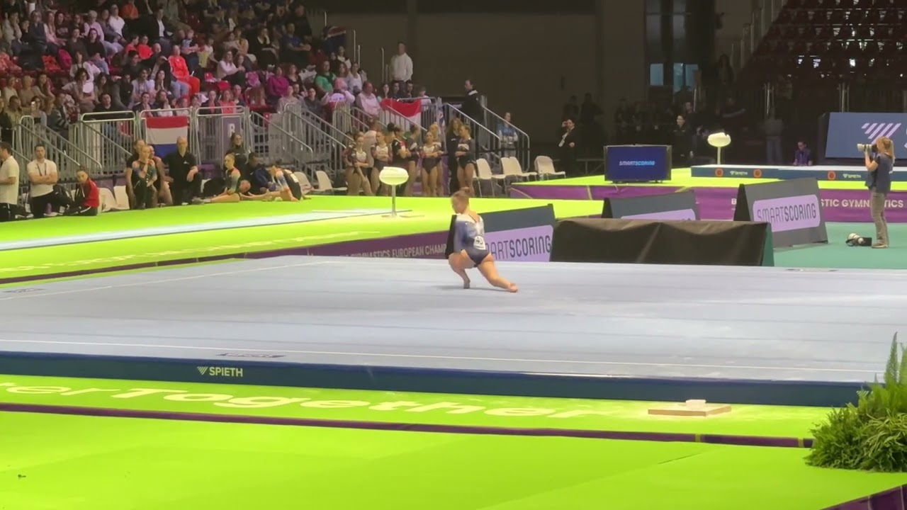 Alice Kinsella Floor - 2024 European Championships Qualification