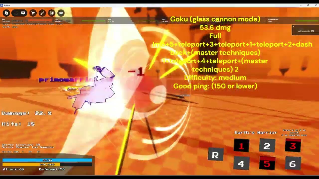 More combos for characters in RBP