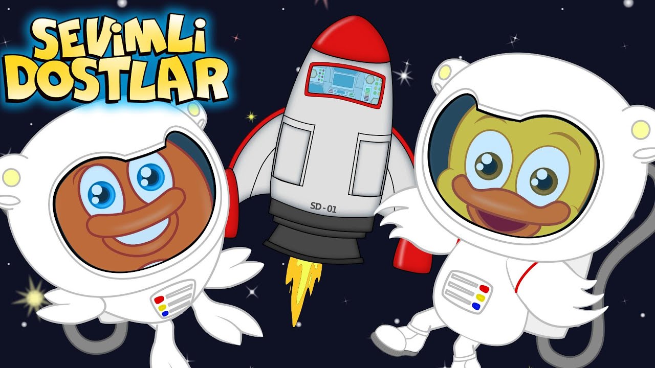 🚀 🧑🏼&zwj;🚀 Astronot Şarkısı 🧑🏼&zwj;🚀 🚀 ( YENİ ) | Bebek Şarkıları ve &Ccedil;ocuk Şarkıları 2023 | Sevimli Dostlar
