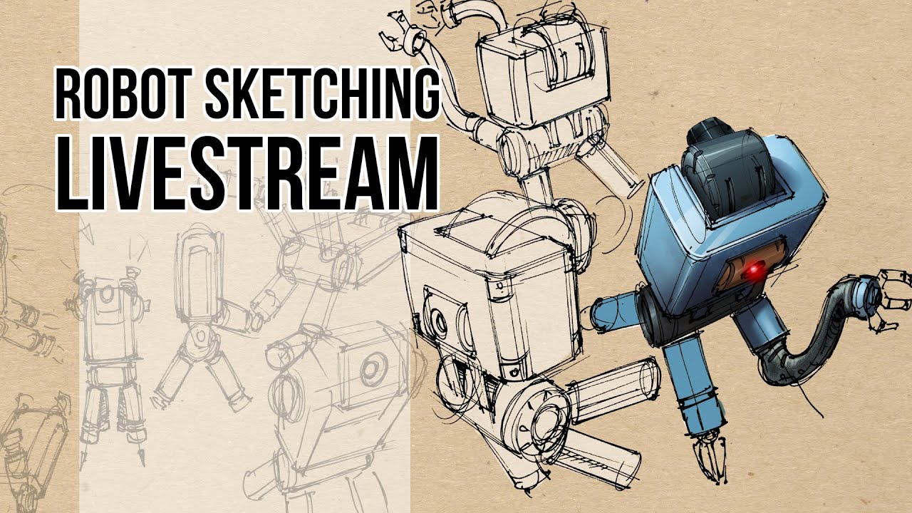 Livestream - Drawing Robots