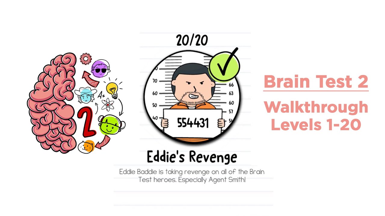 Brain Test 2 Eddies Revenge Walkthrough Levels 1-20