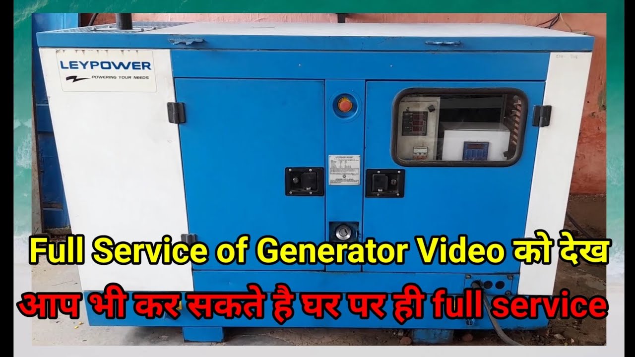 Generator Servicing 25 KVA Diesel engine, Full Engine service, Generator Maintenance, Change Filters