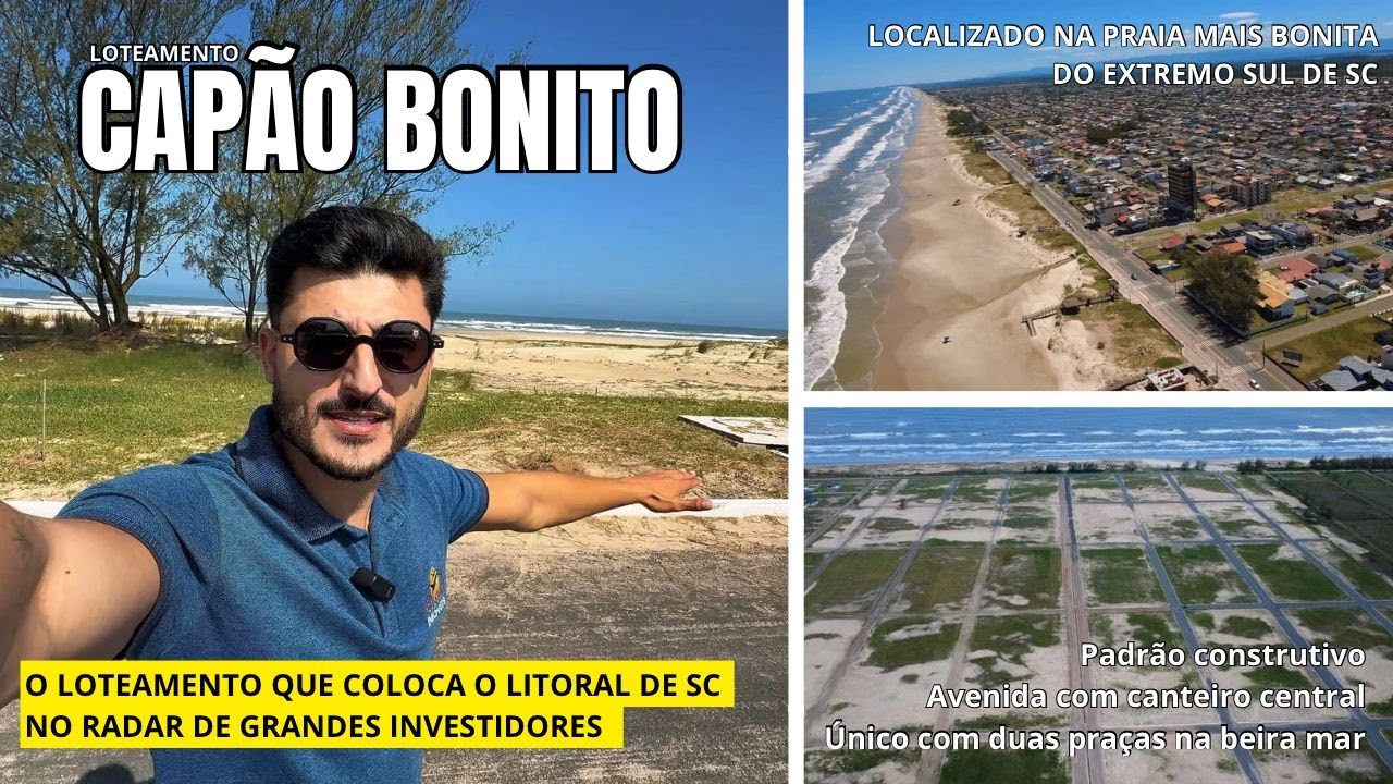 NASCE UM NOVO LOTEAMENTO/BEIRA MAR DE BALNÉARIO GAIVOTA/SC-DESCUBRA E SAIBA COMO CHEGAR CAPAOBONITO!