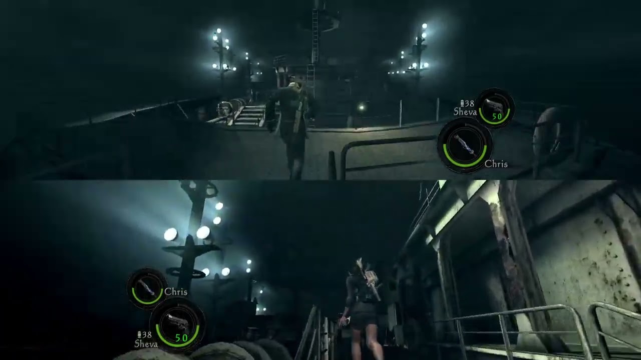 Playing re5 with my friend tecchleak then speedrunning the game