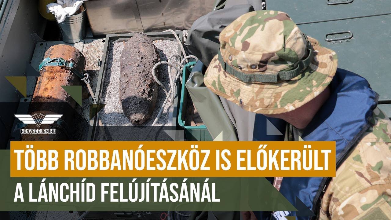 Több robbanóeszköz is előkerült a Lánchíd felújításánál