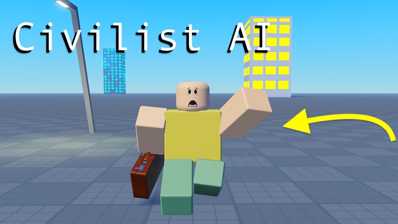 Advanced Civilian AI | Roblox Showcase