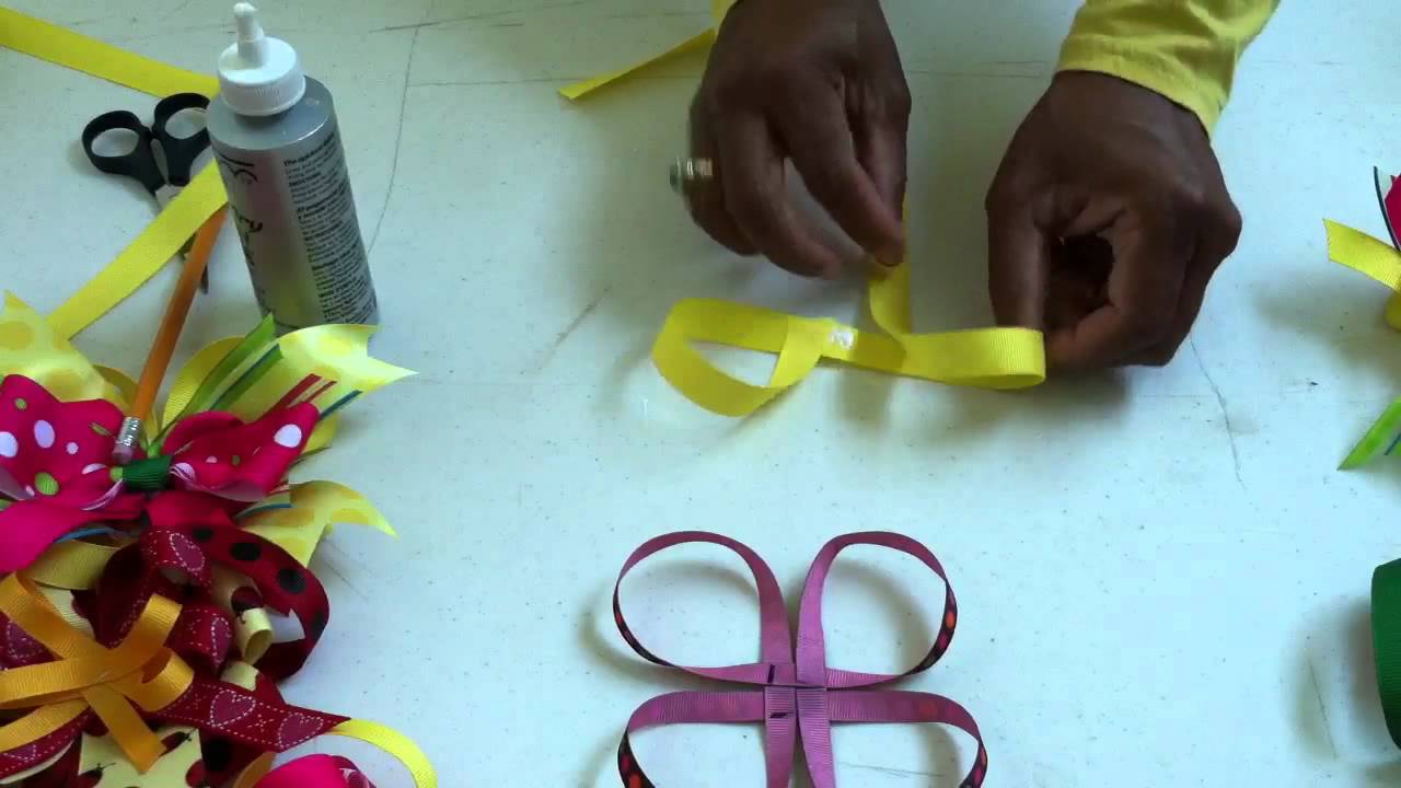 Boutique hair bows tutorial