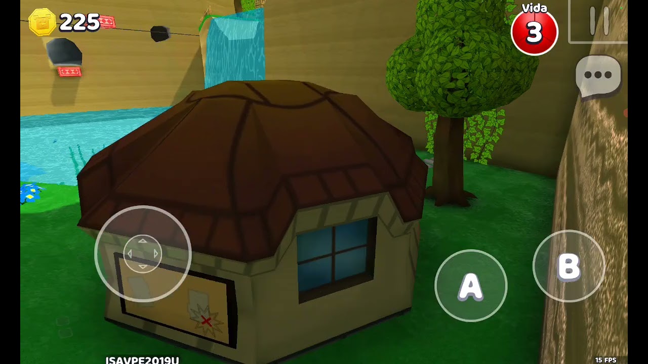 Primer video de super bear adventur y  jugando con mi hermanito entren a su canal 