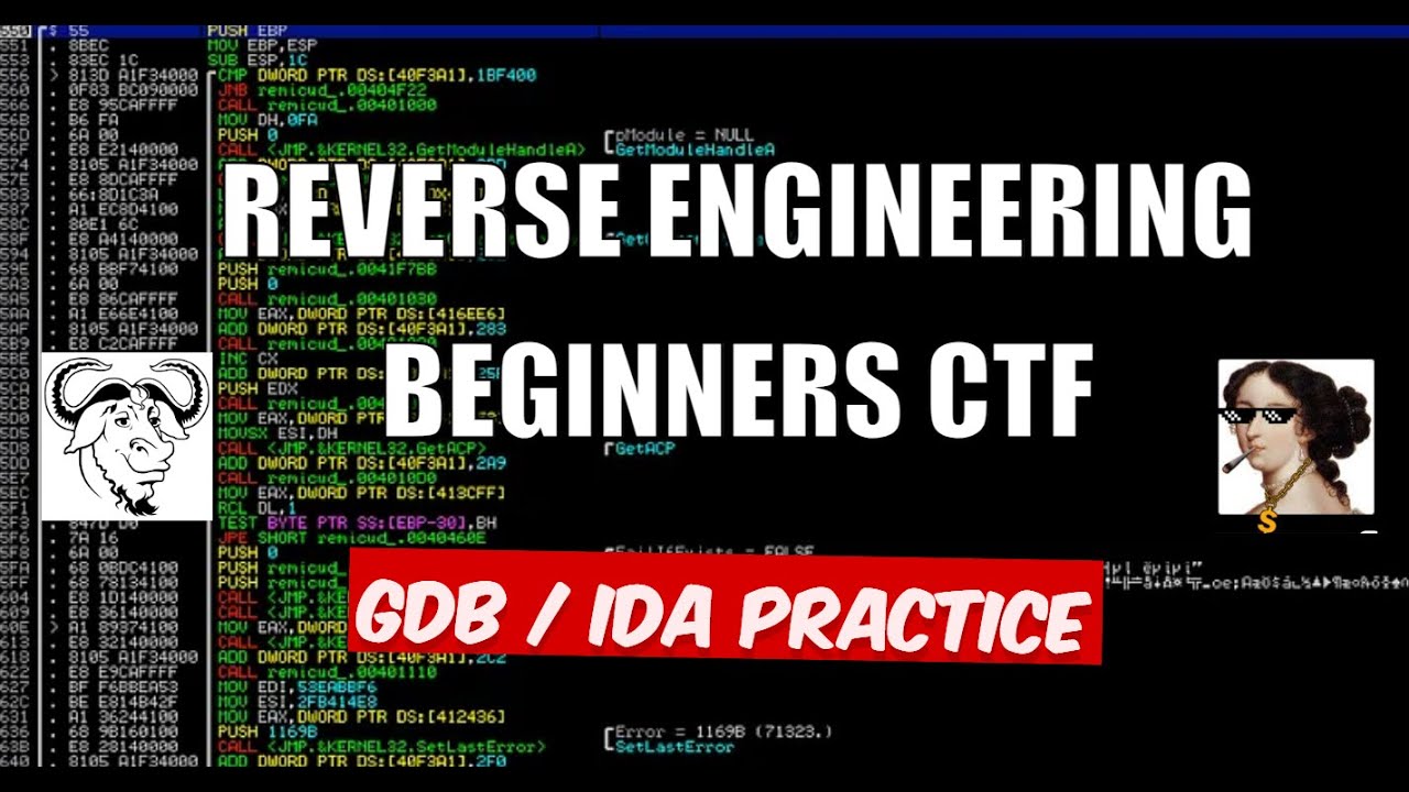 Reverse Engineering - GDB/IDA Practice