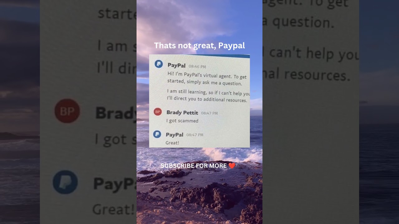 Not great, paypal! 💰 