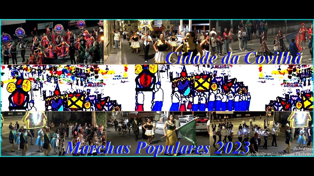 Desfile das Marchas Populares a 17-6-2023, Cidade da Covilhã.