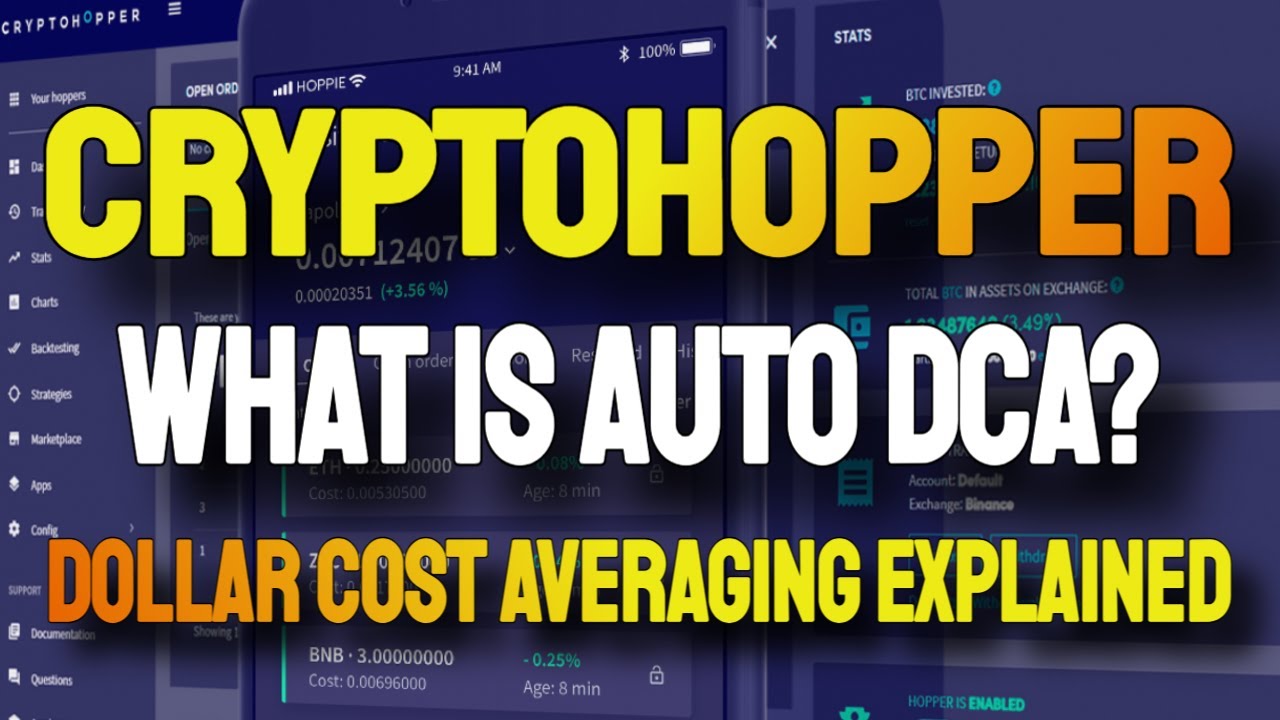 Cryptohopper: What is Auto DCA? How to use it and why. Dollar Cost Averaging Explained
