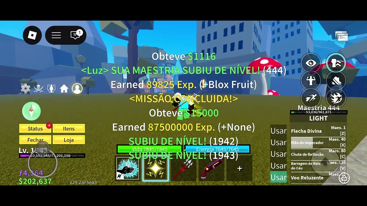 Parte 2 Farmando até o level 1950,girei uma mamute