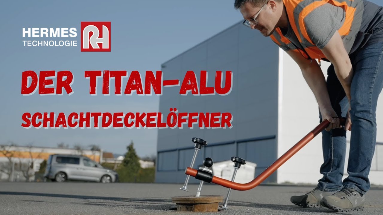 TITAN-ALU Schachtdeckelheber – kraftvoll, leicht & rückenschonend