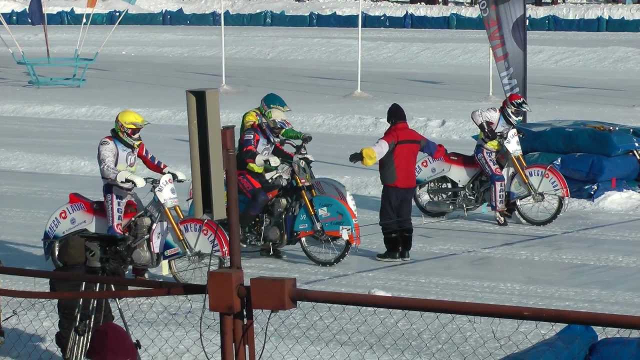 FIM Ice Speedway Gladiators World Championship в Уфе 12.02.2012. Заезд № 17