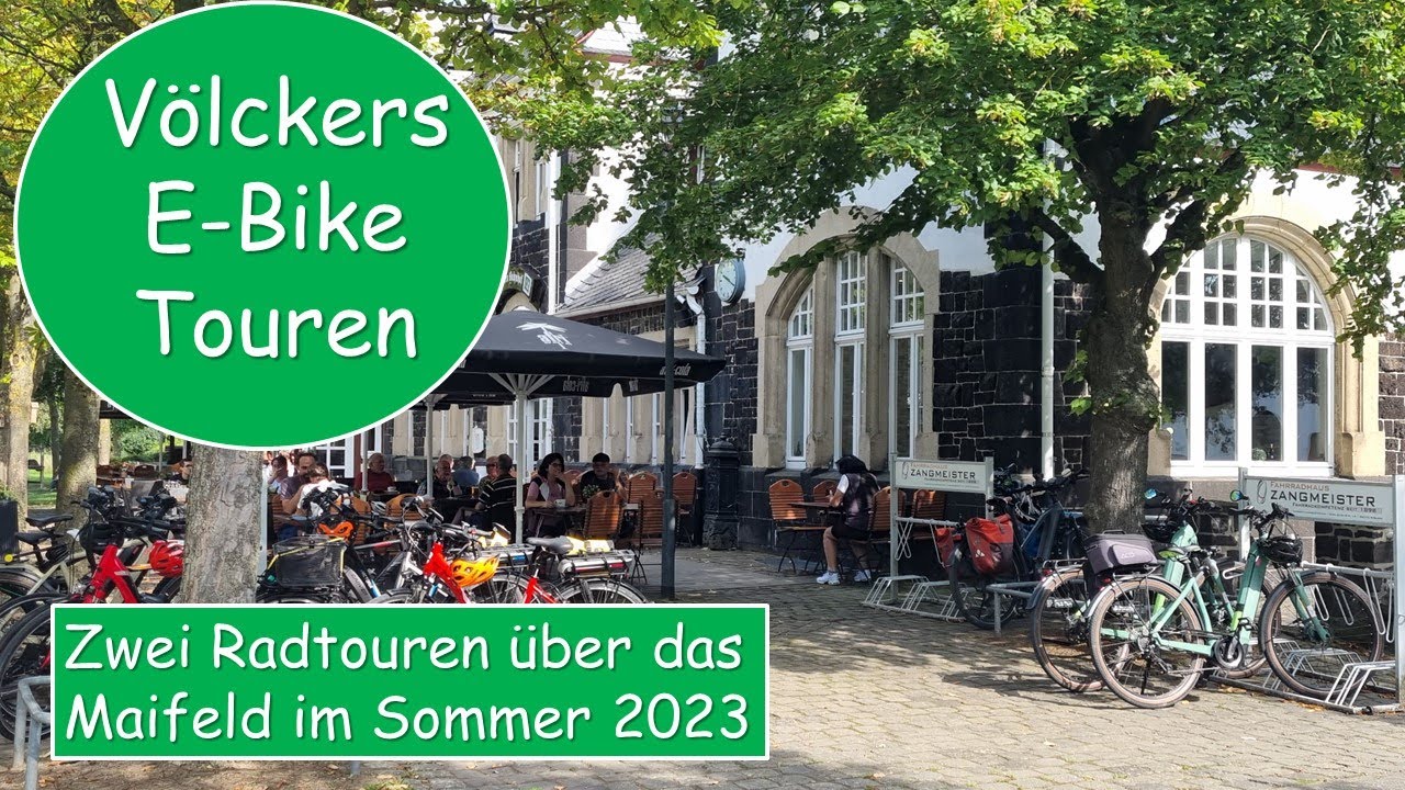 E-Bike Tagestouren über das Maifeld
