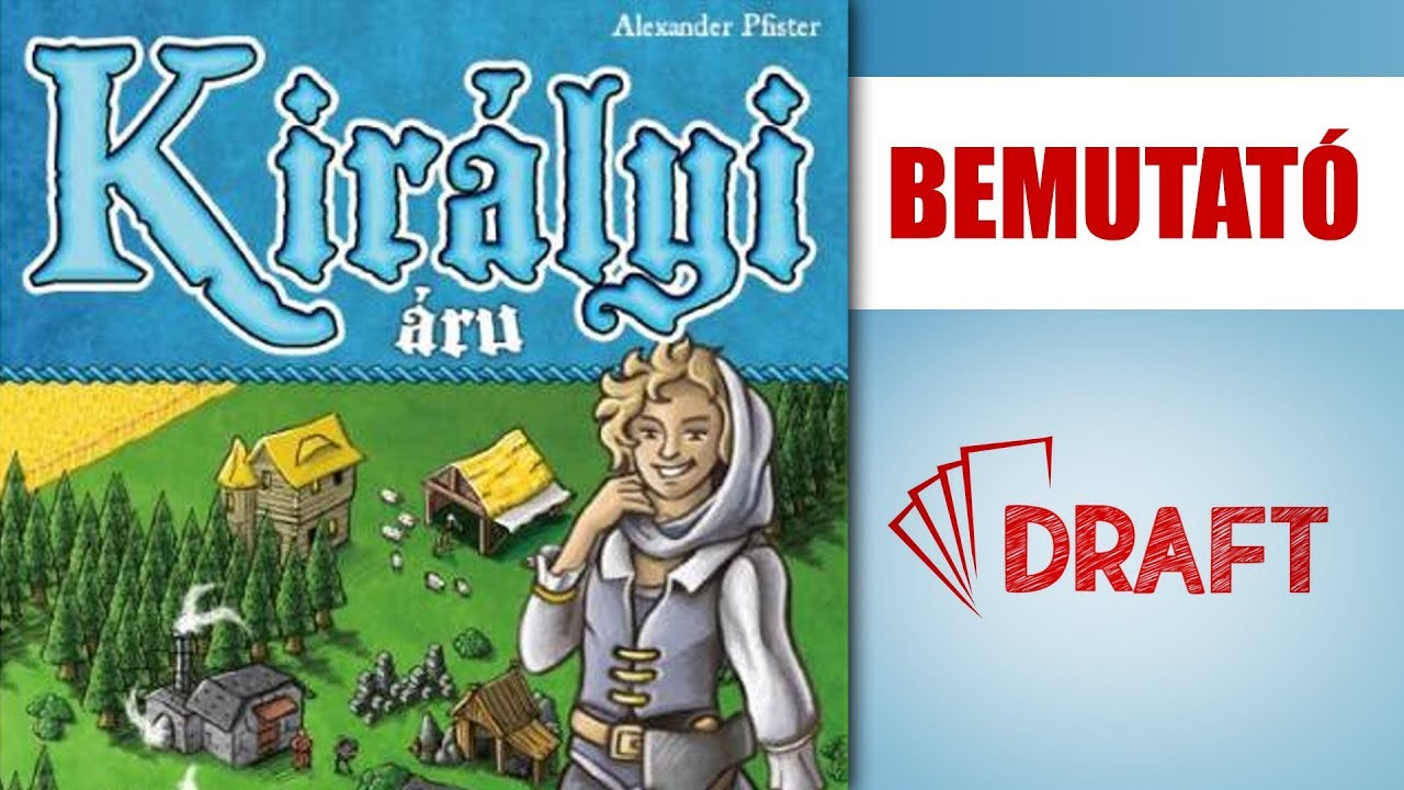 Királyi Áru társasjáték bemutató