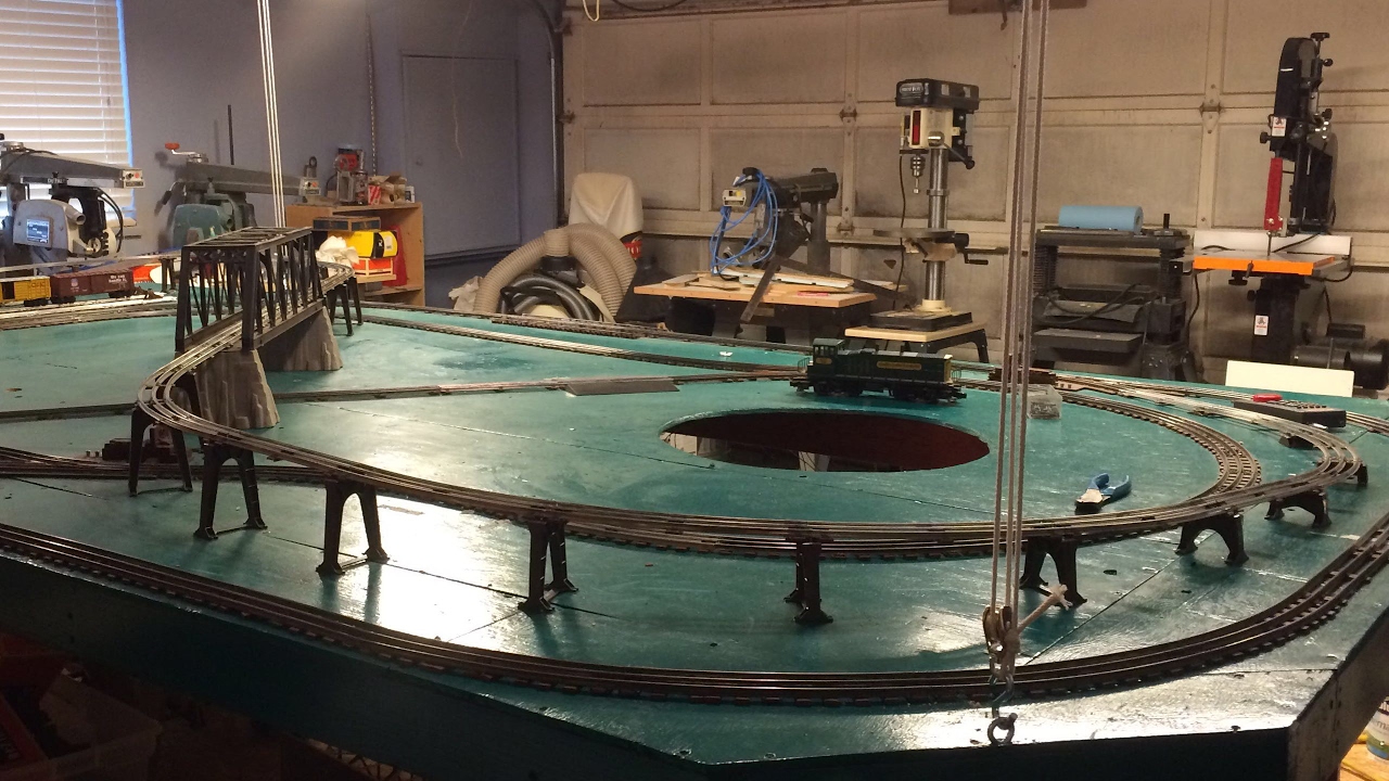 Moving Large Old O Scale Train / O-27 Gauge train layout