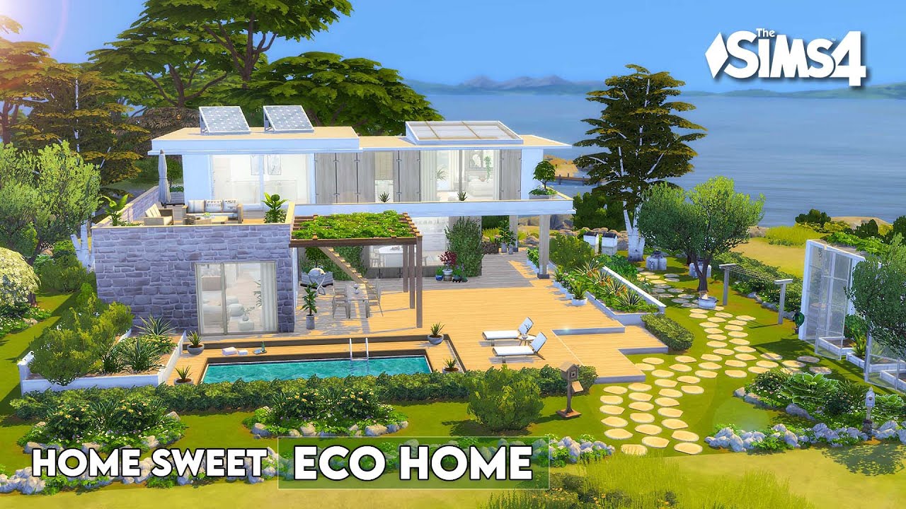 Home Sweet Eco Home 🌱 | No CC | Artworks | Stop Motion | Sims 4 Video