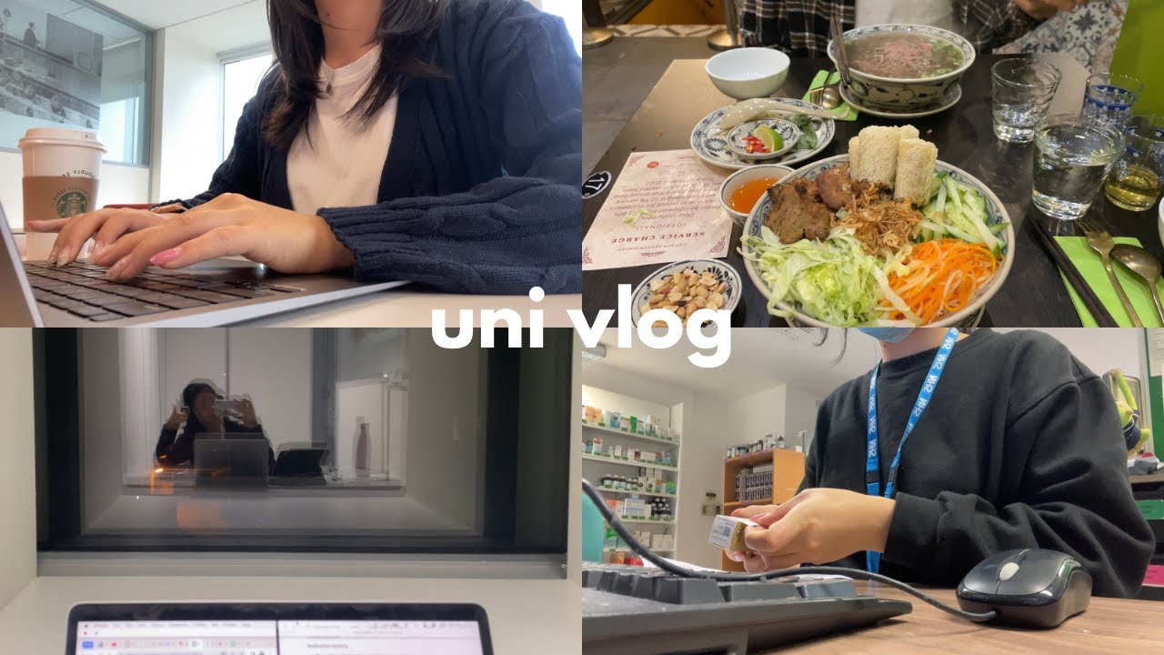 study vlog | uni days in my life as a final year pharmacy student 💊🇬🇧