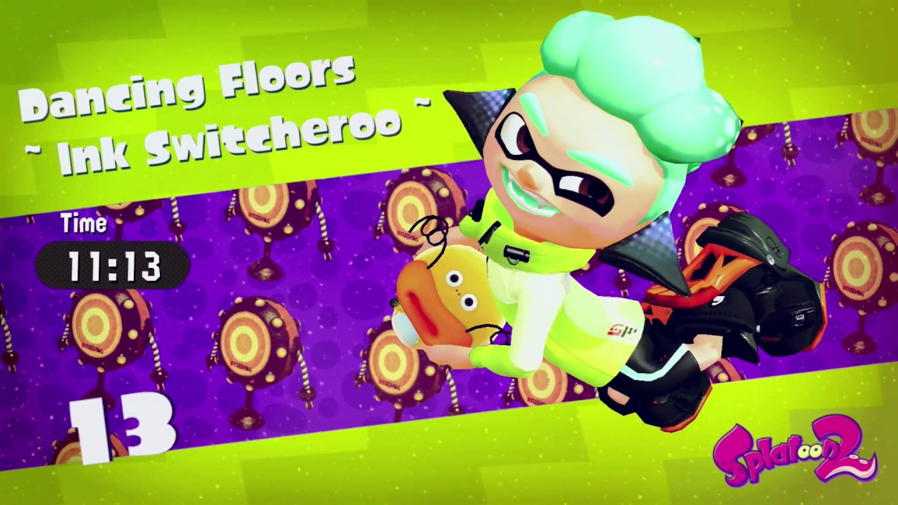 Splatoon 2 Level 13 Dancing Floors Ink Switcheroo