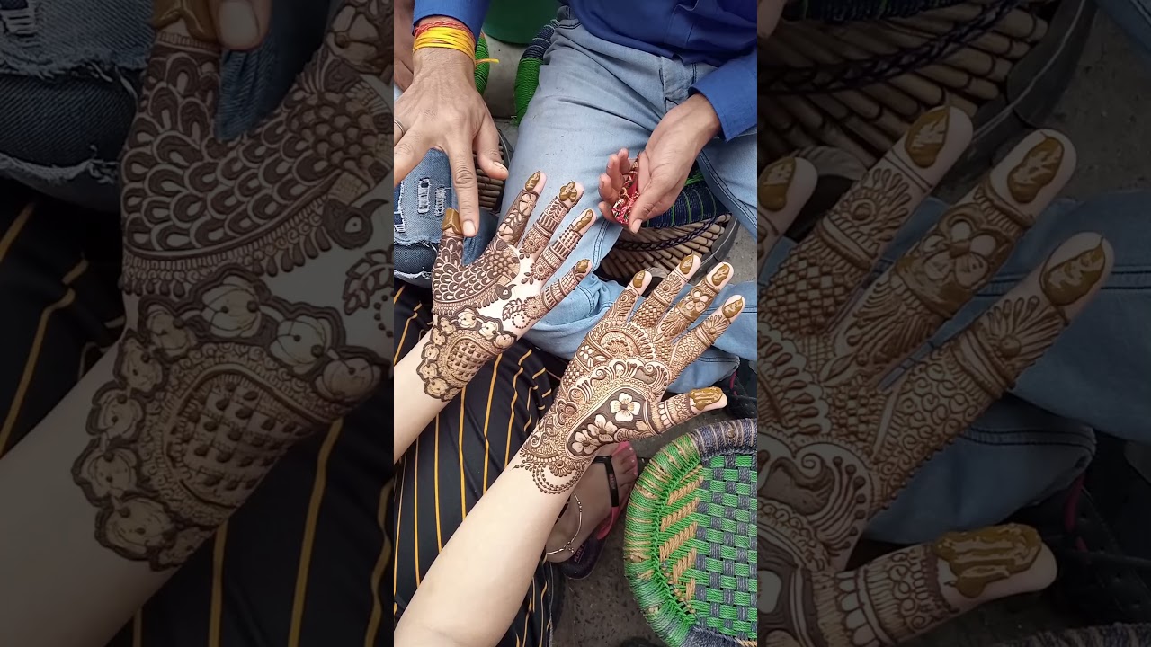 #newbridalmehandidesign unique bridal mehendi designs latest bridal mehendi designs
