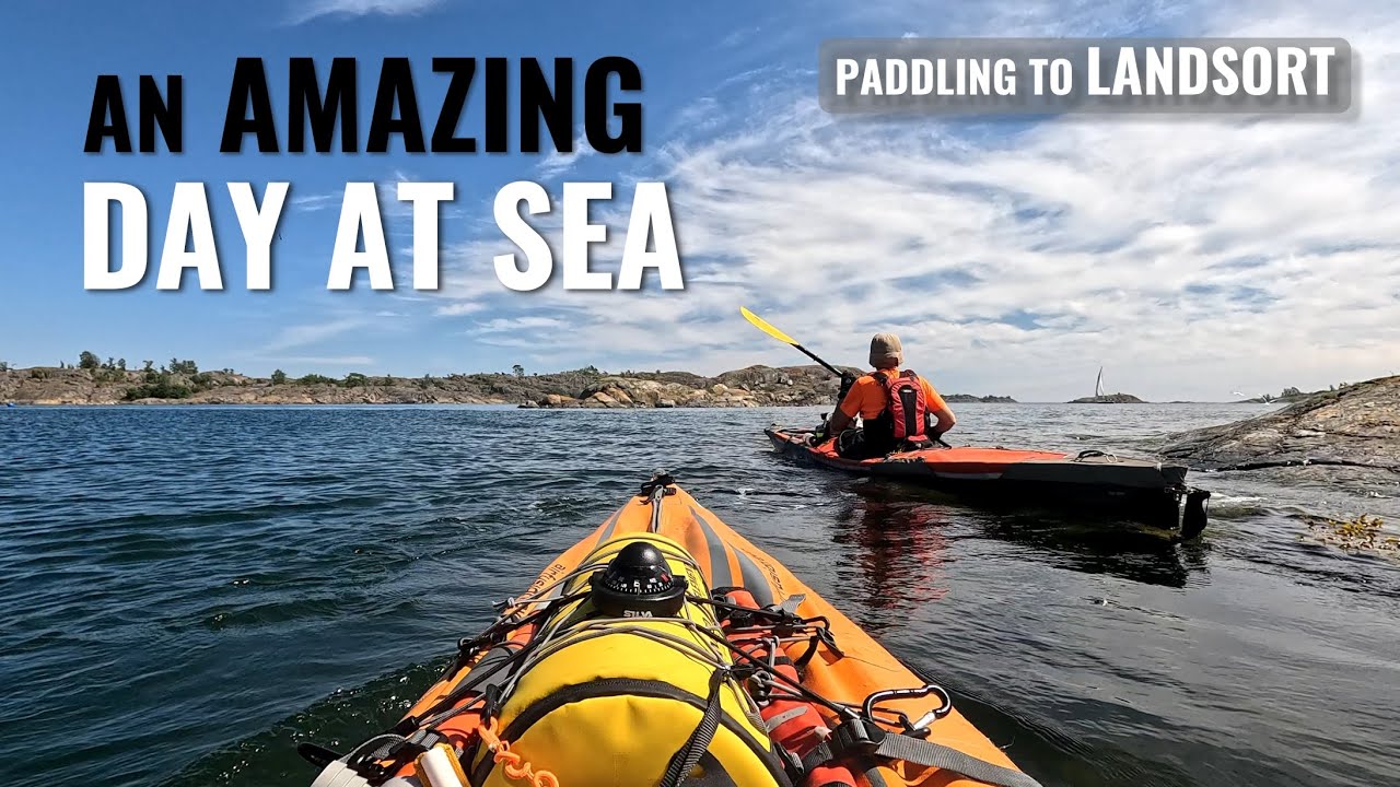 The perfect sea kayaking day! Circumnavigating Öja / Landsort, the absolute edge of the archipelago