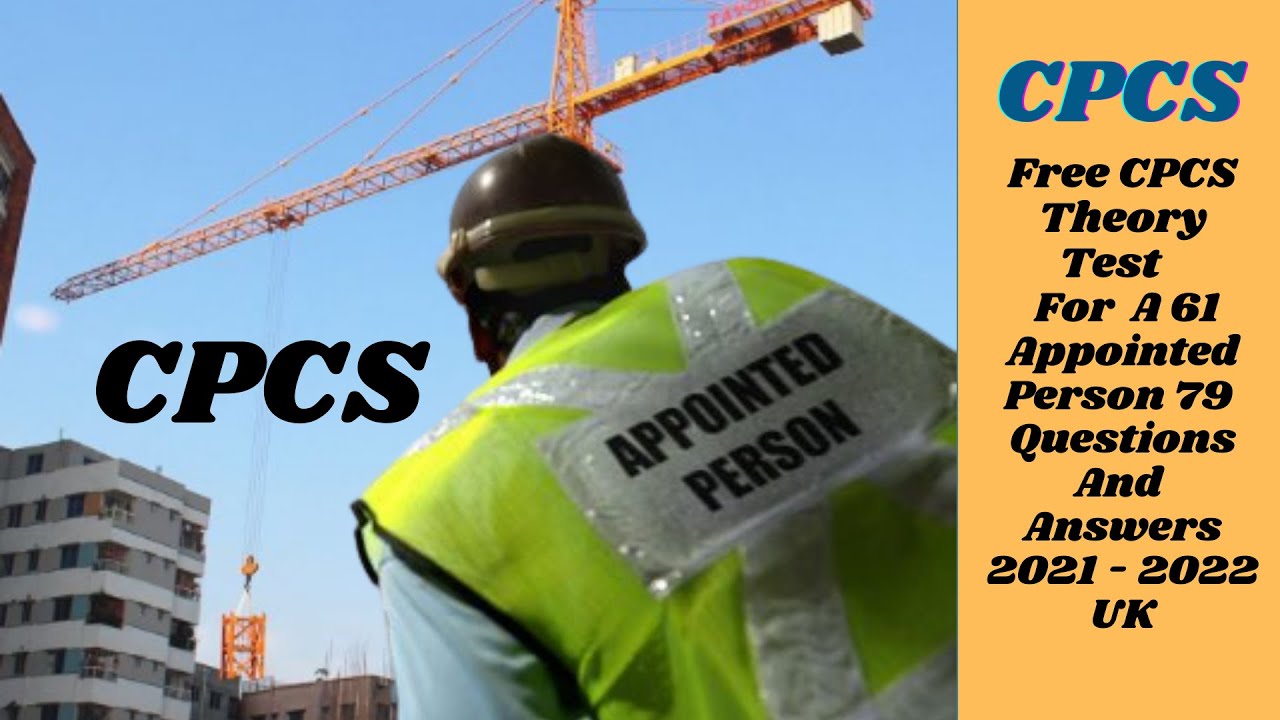 A61 Lifting Operations: Master the CPCS Theory Test (UK - 79 Q&A)