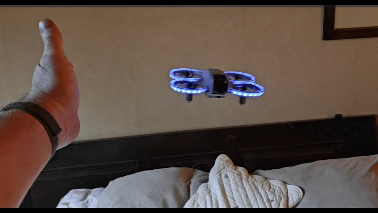 Mini Drone GT3 : test des 3 capteurs anti collision 🦟💥✅😉