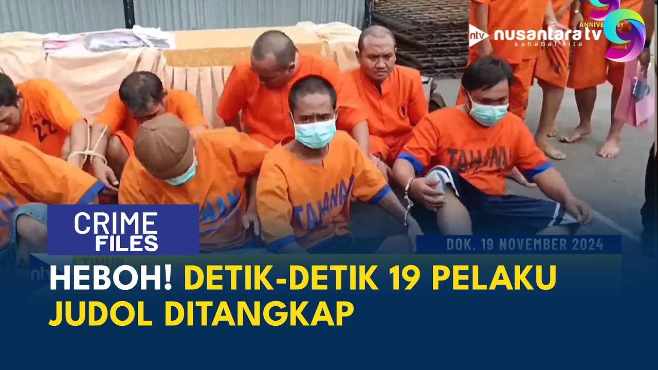 Mulai dari Pemain Baru dan Afiliator Judi Online, Puluhan Warga Surabaya Ditangkap | CRIME FILES