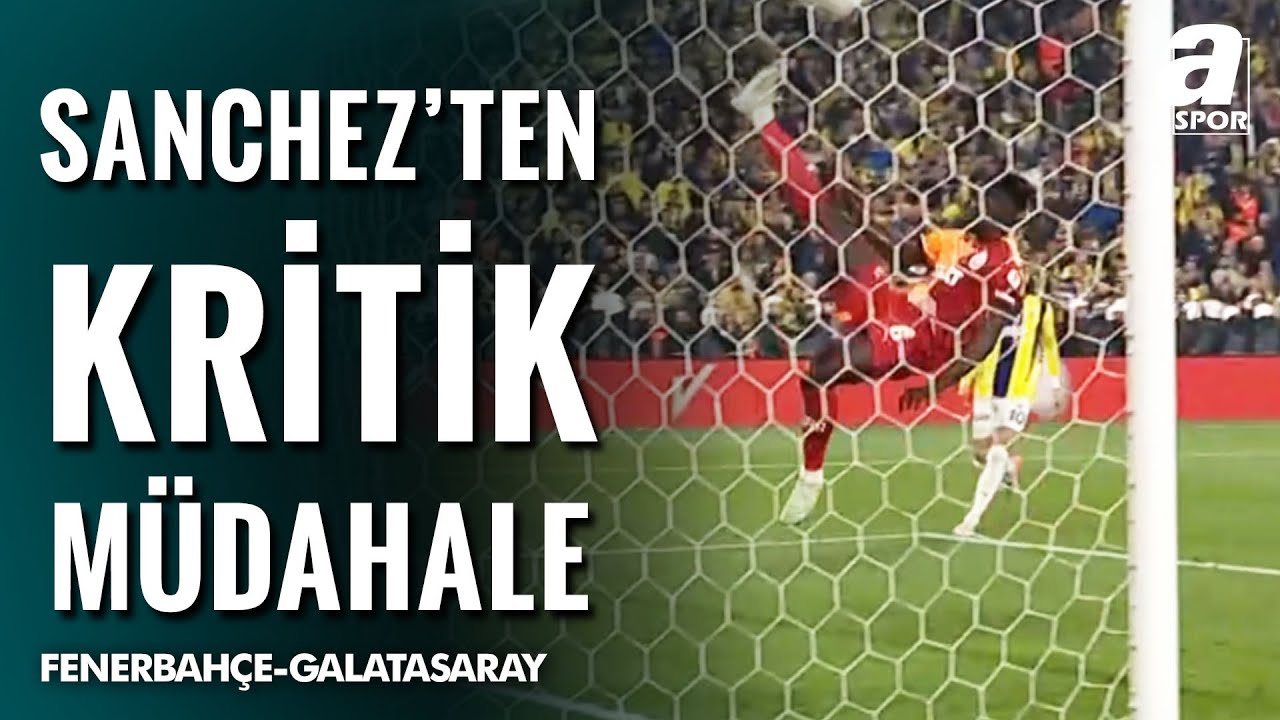Davinson Sanchez'in Kritik Müdahalesi! (Fenerbahçe - Galatasaray)