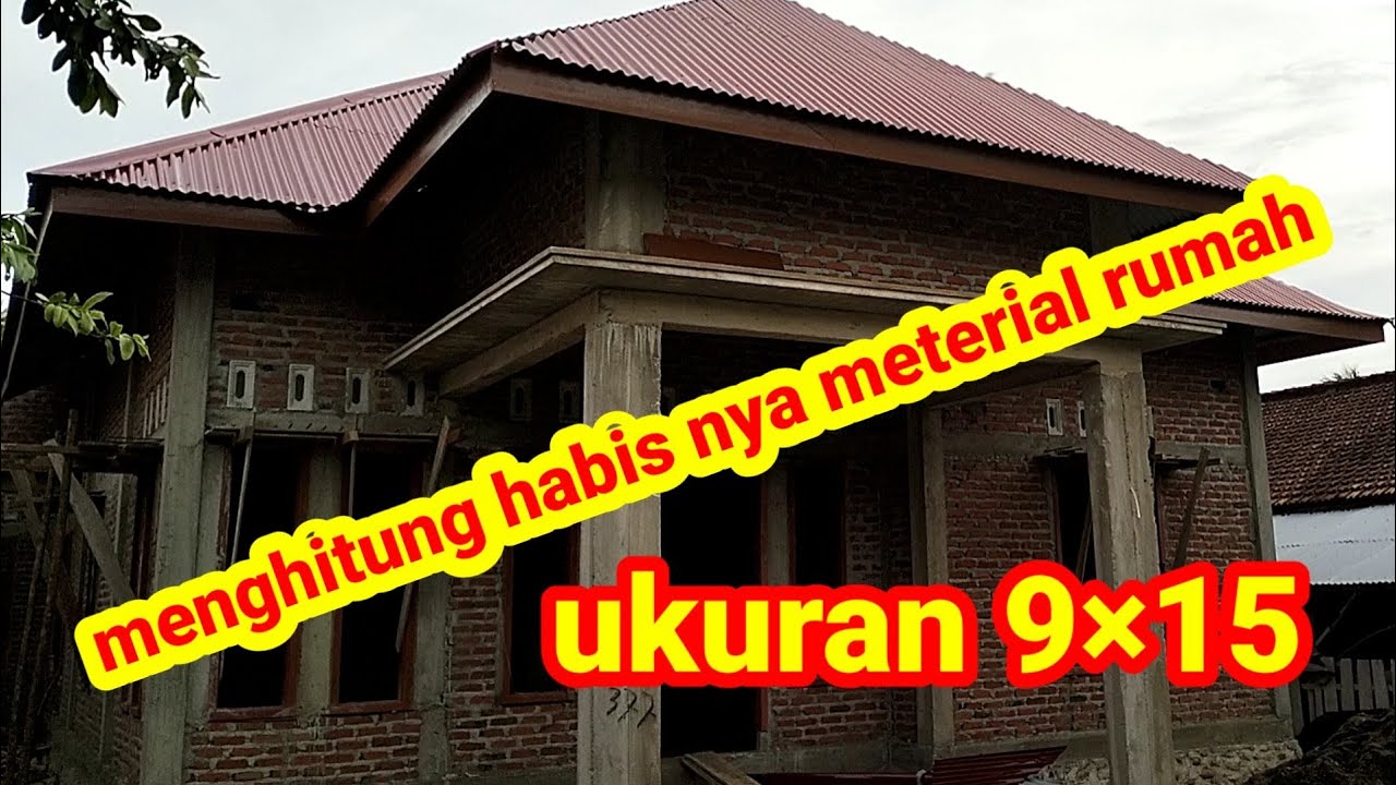 menghitung biaya rumah 9×15 dan tata letak ruangan