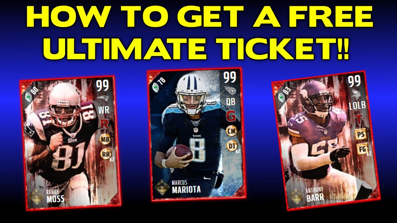 HOW TO GET A FREE ULTIMATE TICKET IN MADDEN 17!! - New Fan Appreciation Promo