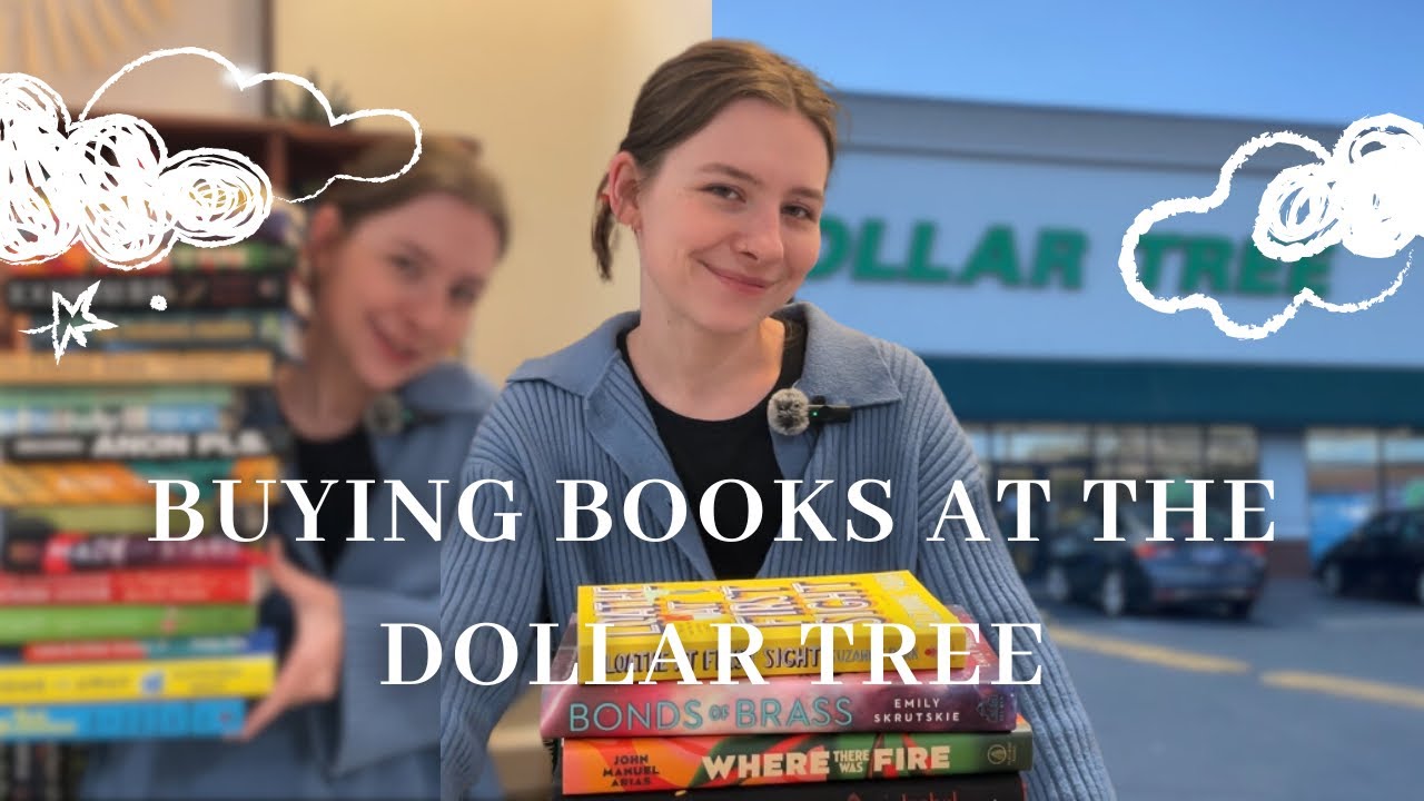 book shopping at the Dollar Tree & haul